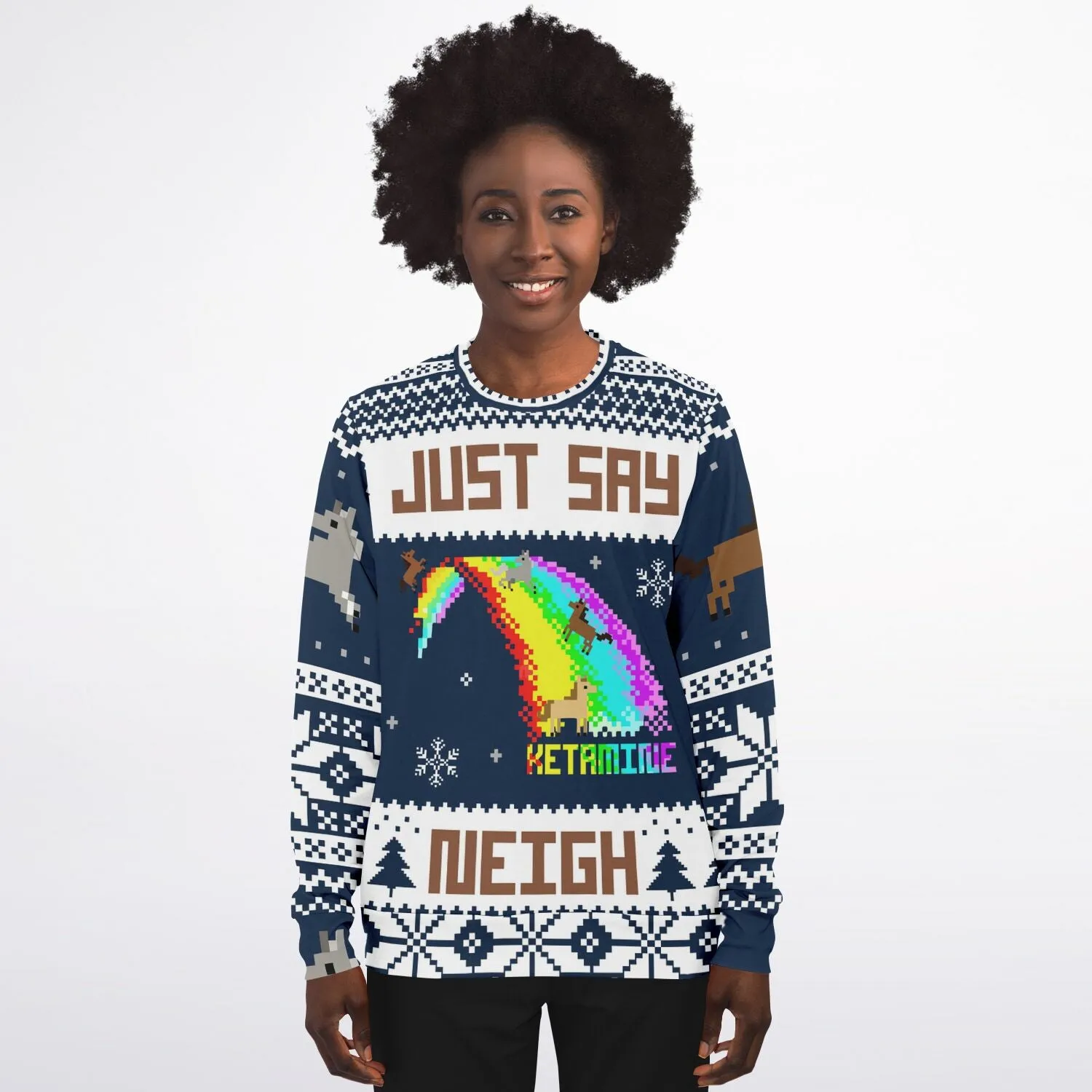 Just Say Neigh Christmas Sweater