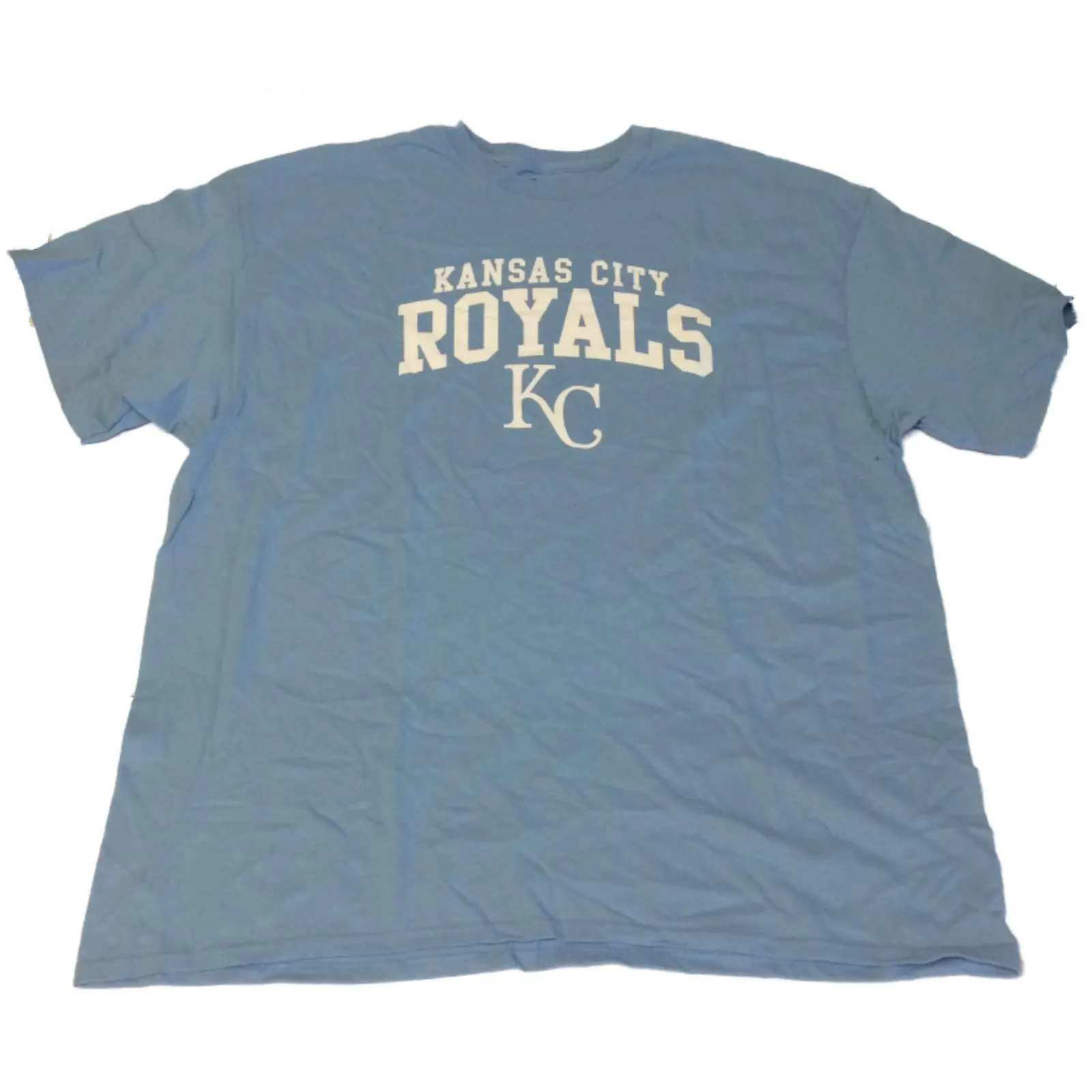 Kansas City Royals SAAG WOMENS Powder Blue SS Crew Neck T-Shirt (2XL)