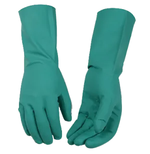 Kinco 2399 13"  Men's Green Textured Fully-Coated Nitrile Gloves (One Dozen)