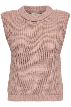 Knitted Vest - Rose Dawn