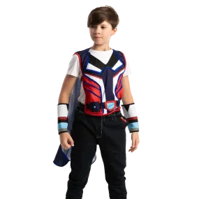 LED Waistcoat with Cape and Wristbands - Child