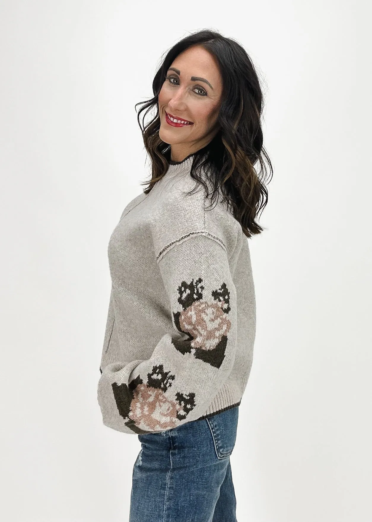 Lisa Floral Sweater