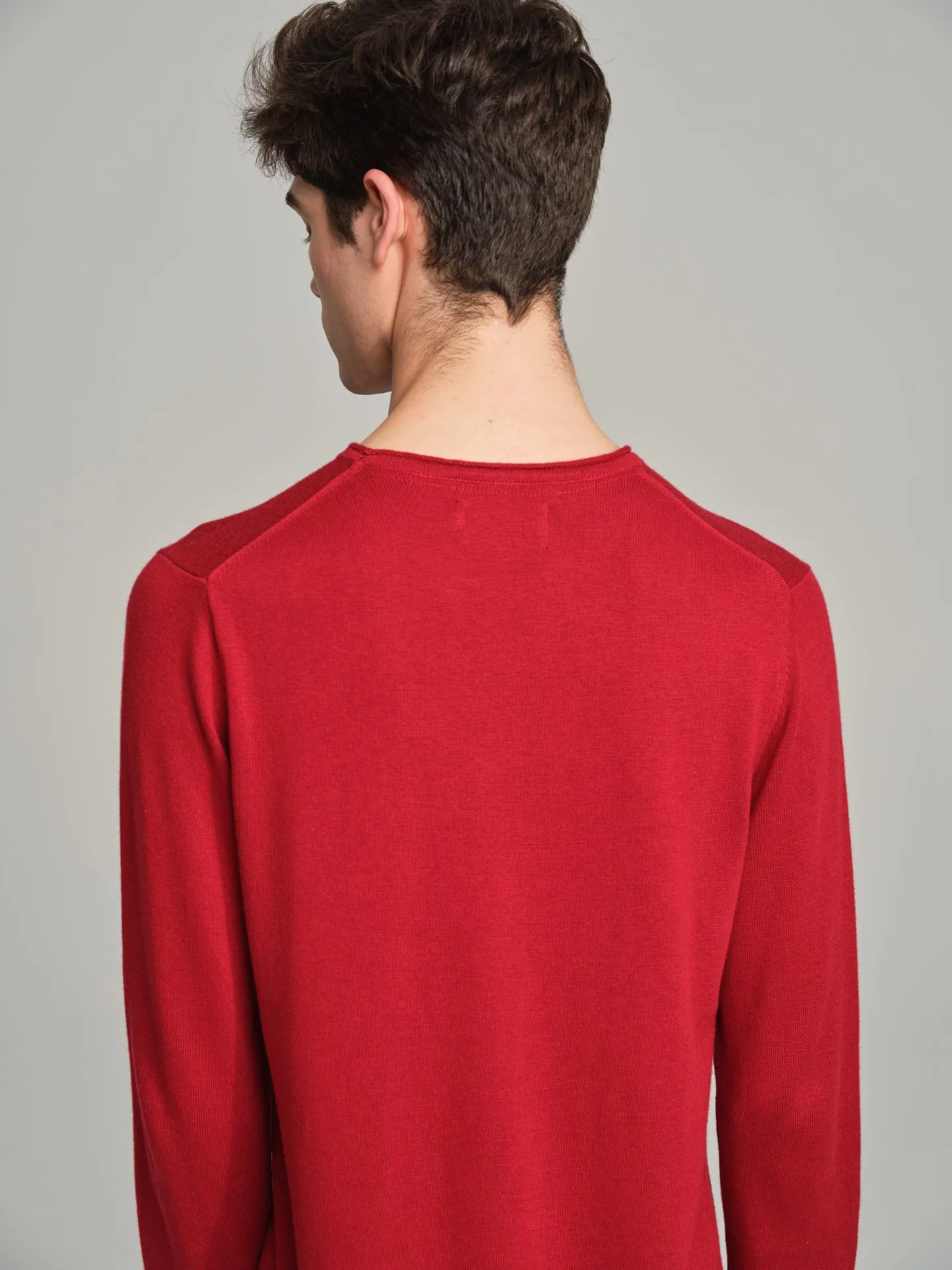 Long sleeve crew neck sweater