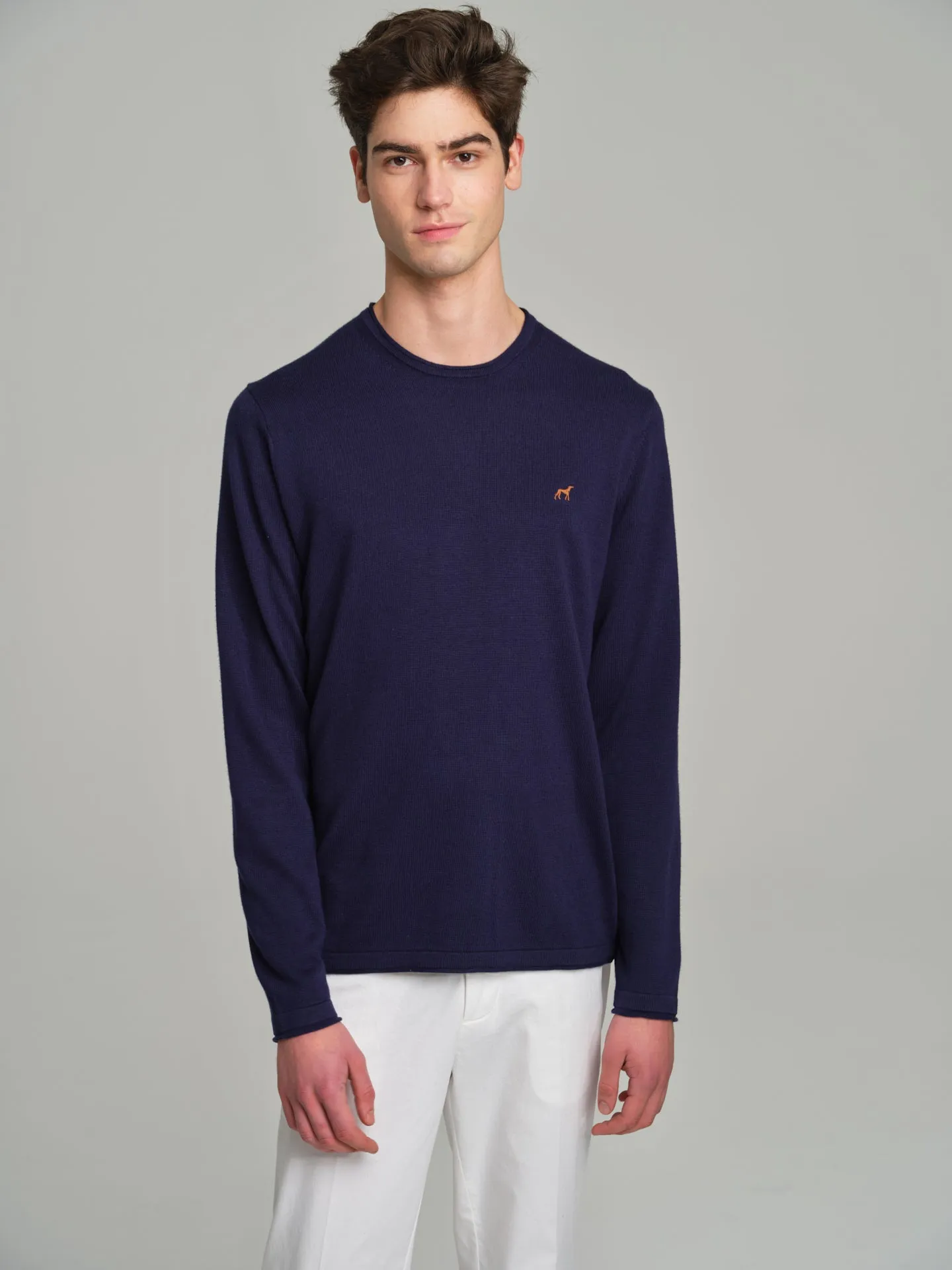 Long sleeve crew neck sweater