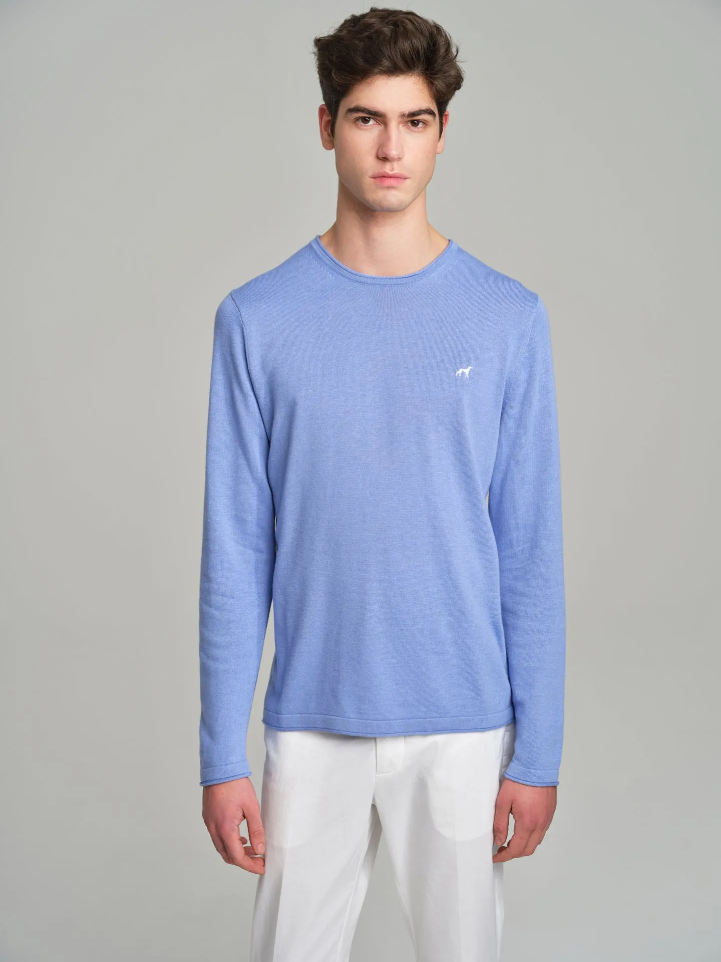 Long sleeve crew neck sweater