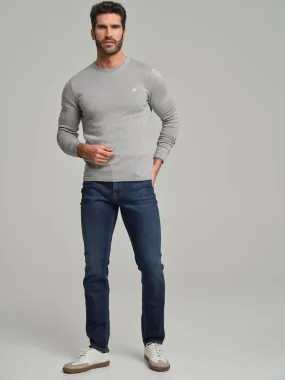 Long sleeve crew neck sweater