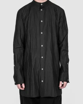 Long trench shirt black