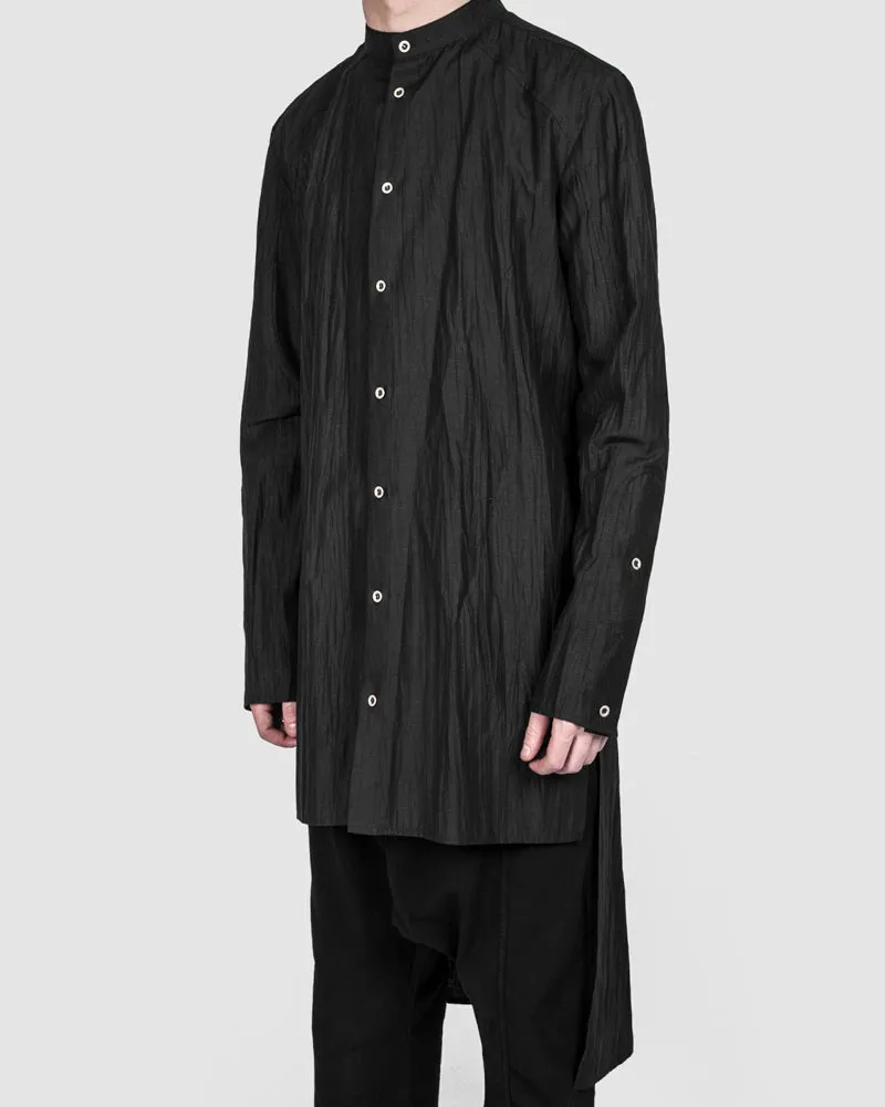 Long trench shirt black