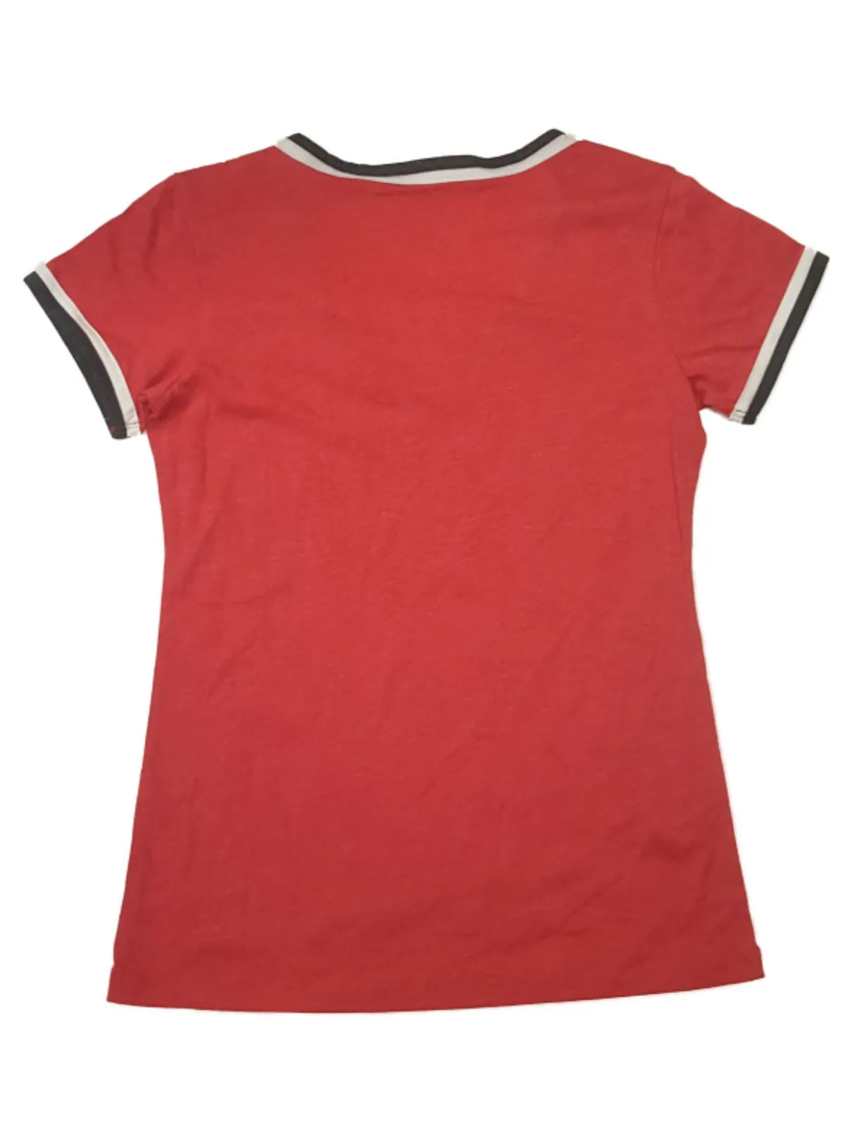 Louisville Cardinals Colosseum WOMEN'S Red Short Sleeve V-Neck T-Shirt (M)