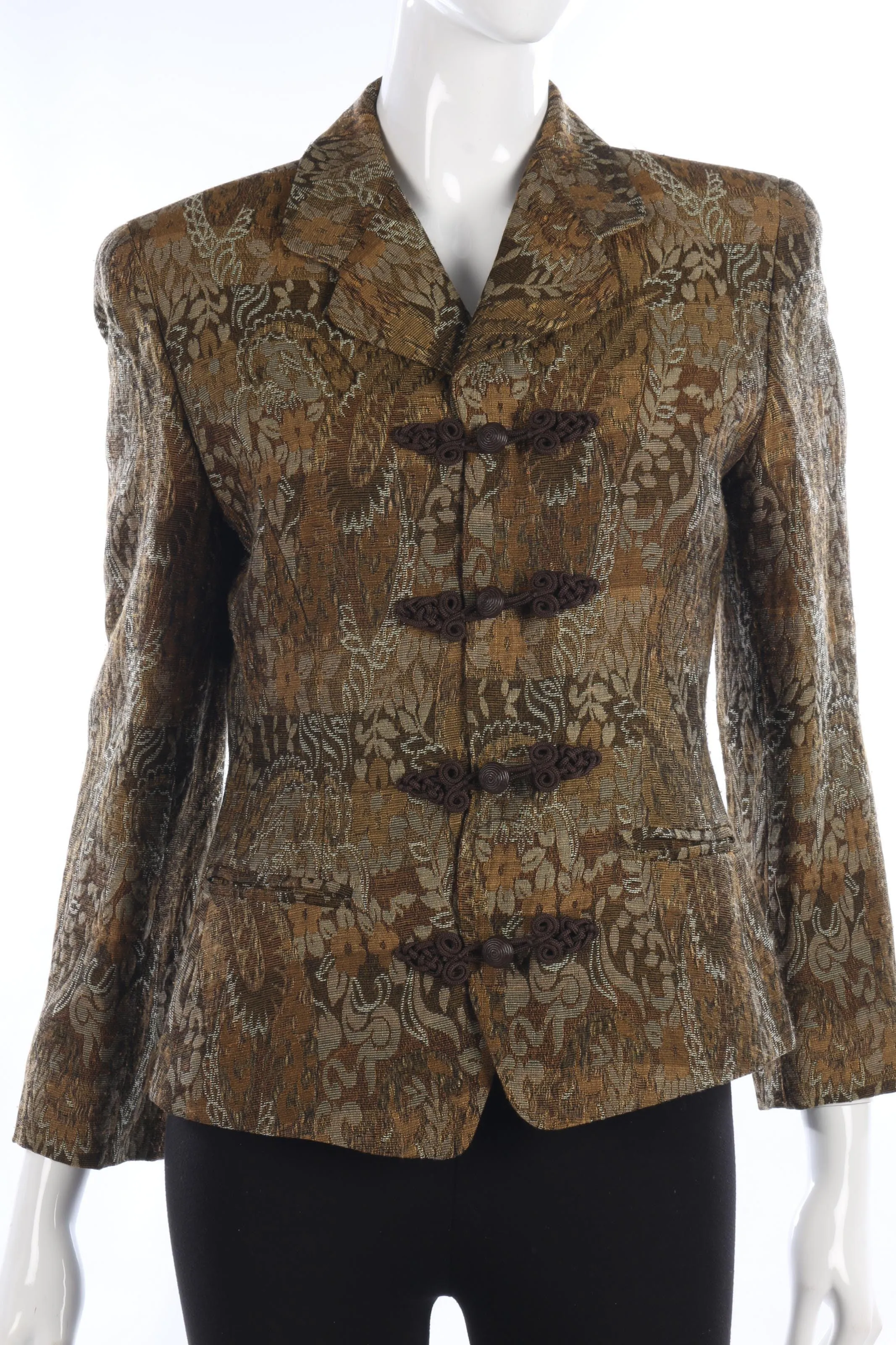 Lovely brocade jacket and matching waistcoat size M