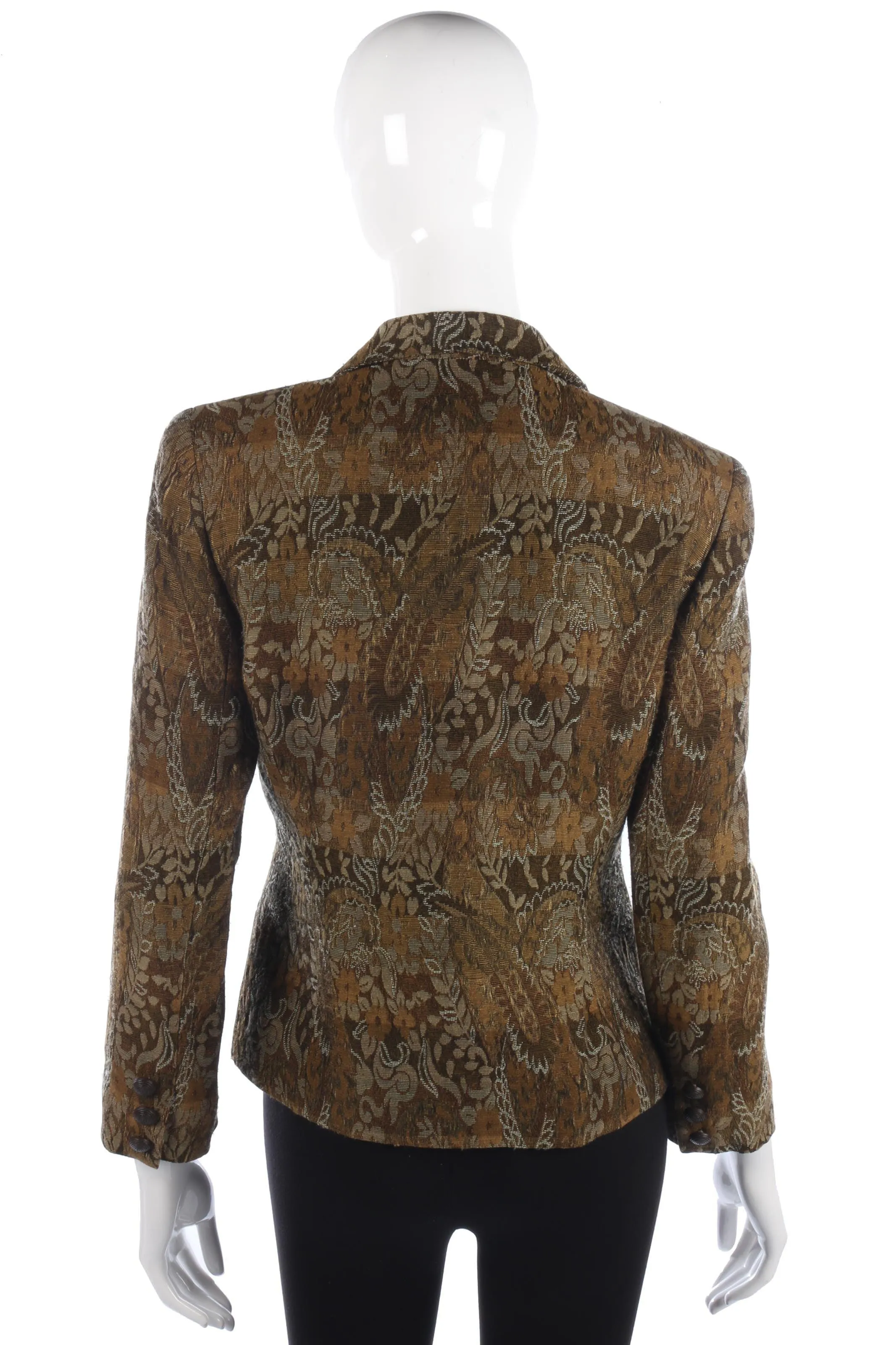 Lovely brocade jacket and matching waistcoat size M