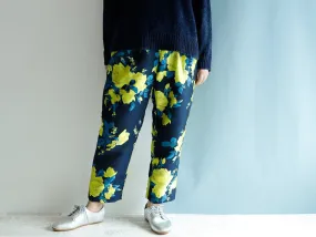 <P10RY> EUROPEAN ROSE  Yellow-Tapered Pants