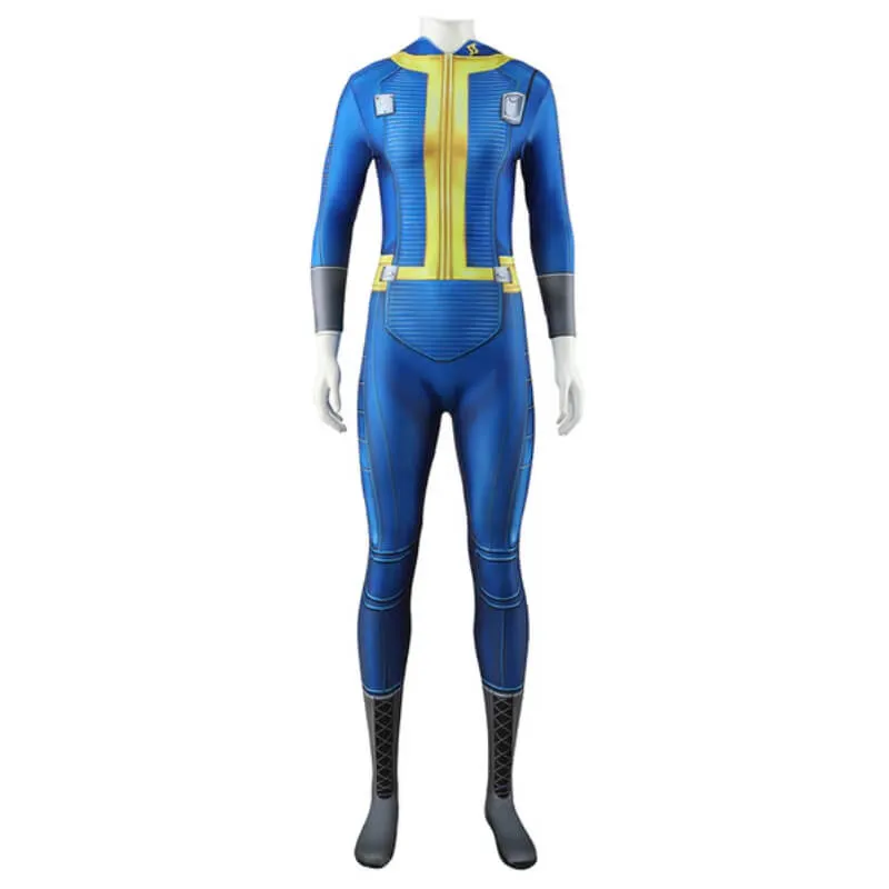 Lucy Fallout Cosplay Jumpsuit Vault 33 Suit Female Halloween Outfit Adult BEcostume