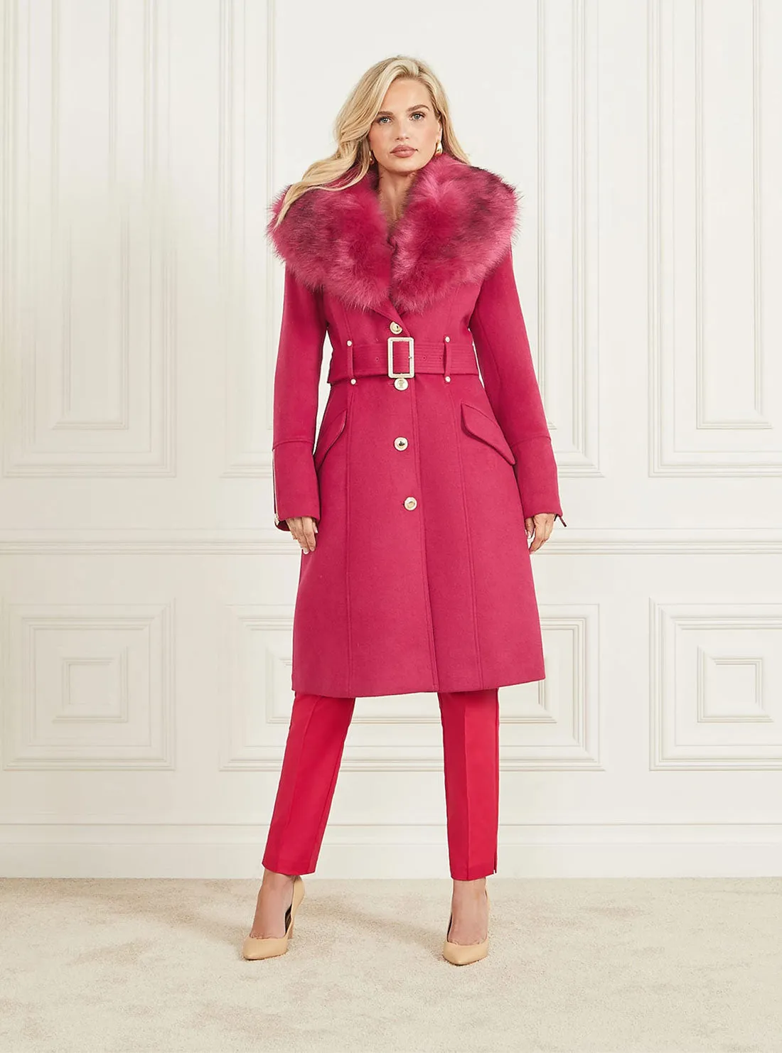 Marciano Pink Alice Coat