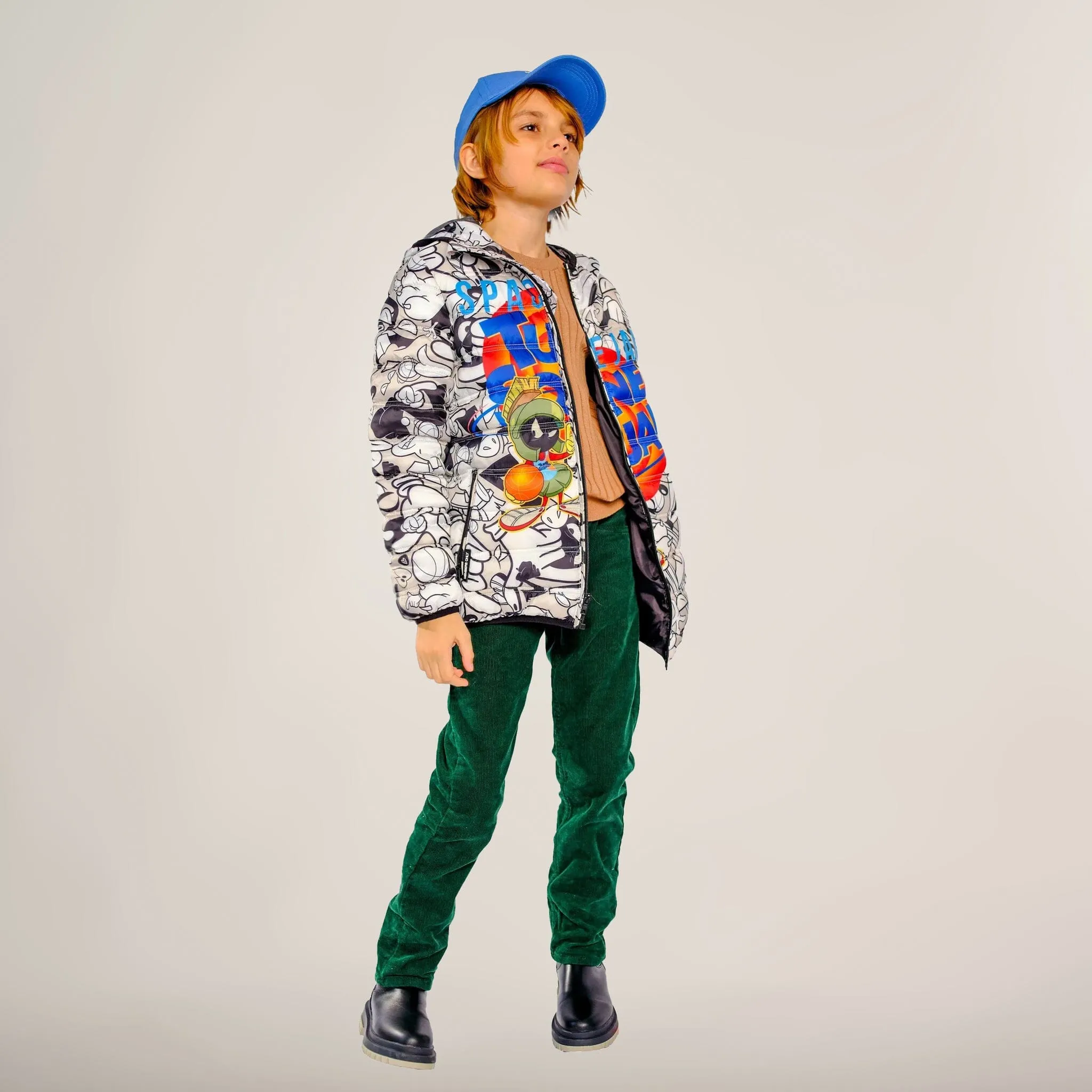 Members Only Boy's Packable Tune Squad Midweight Jacket