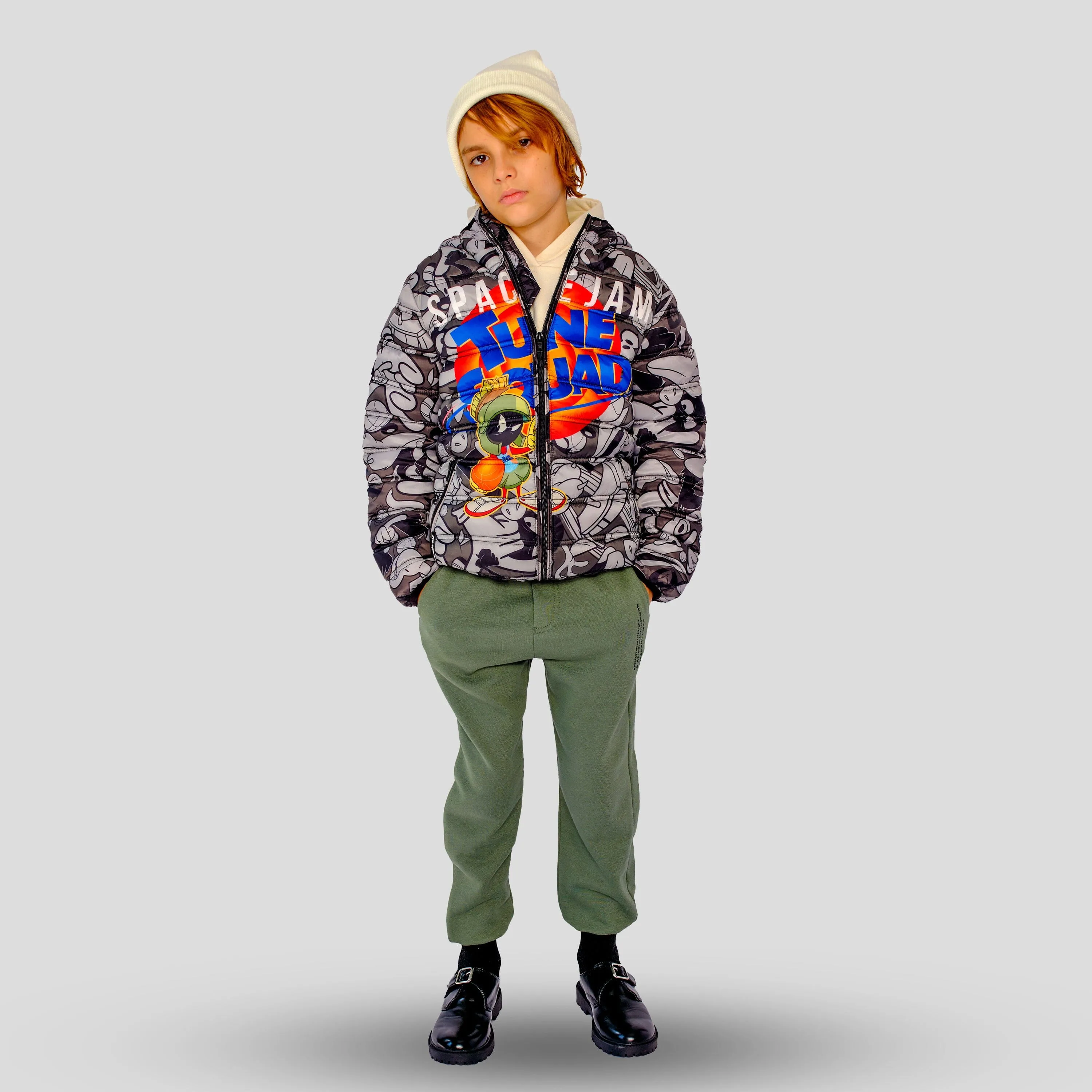 Members Only Boy's Packable Tune Squad Midweight Jacket