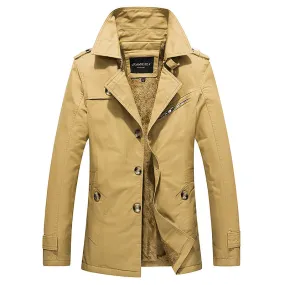 Men's Mid-Length Light Coat