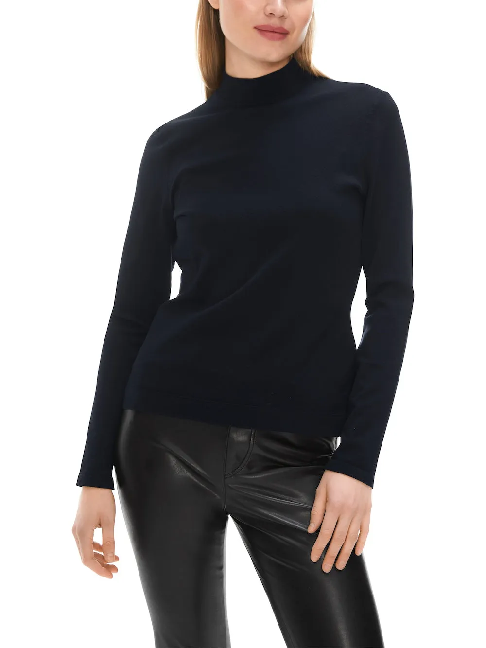 Midnight Blue Turtle Neck Sweater