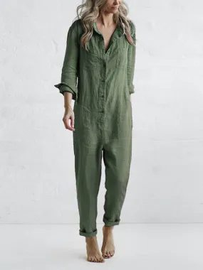 Mila | Comfortabele jumpsuit met volledige mouwen