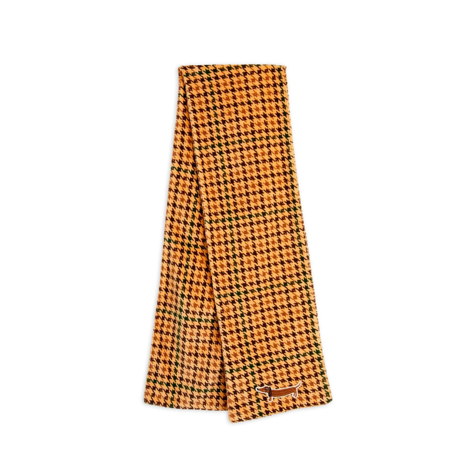 Mini Rodini - Dog houndstooth velour scarf