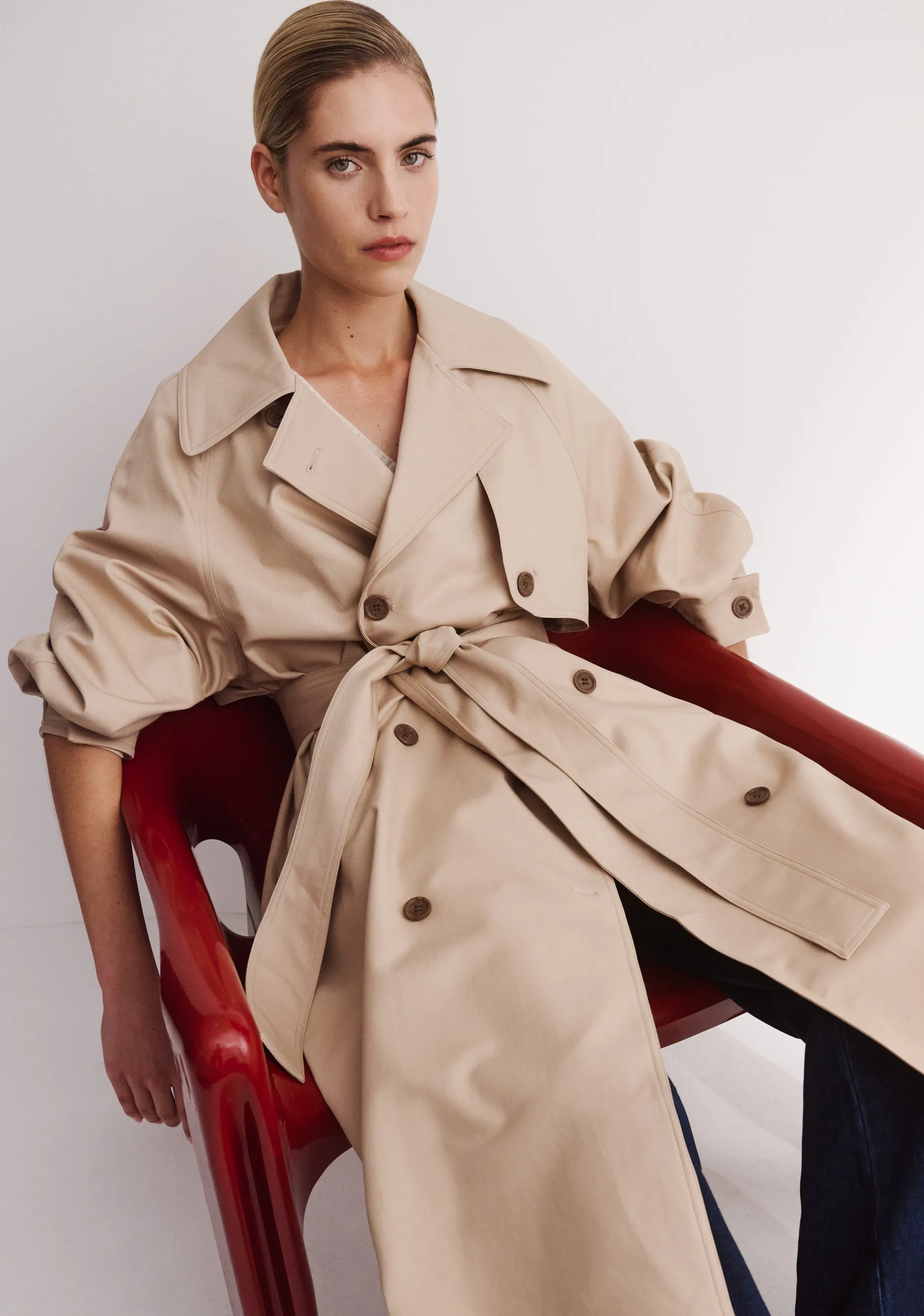 Morrison Rory Trench Coat - Biscuit