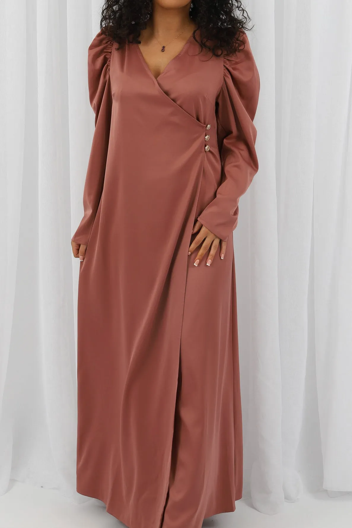 Myriam Wrap Detailed Dress