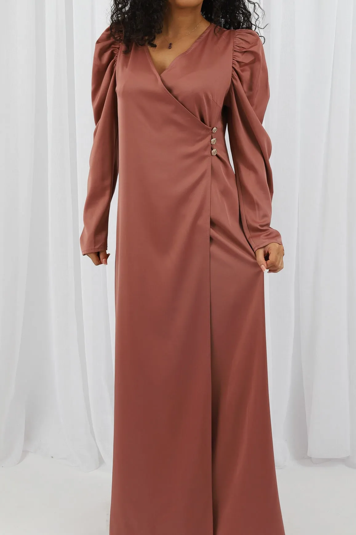 Myriam Wrap Detailed Dress