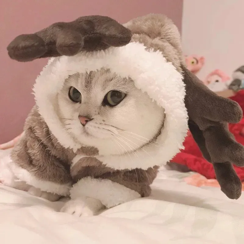 Pet Costume Kitten Jumpsuit Coat Jacket Suit