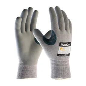 PIP ATG 19-D470 MaxiCut 5 Dyneema Glove with Nitrile MicroFoam Grip, Gray, Box of 12