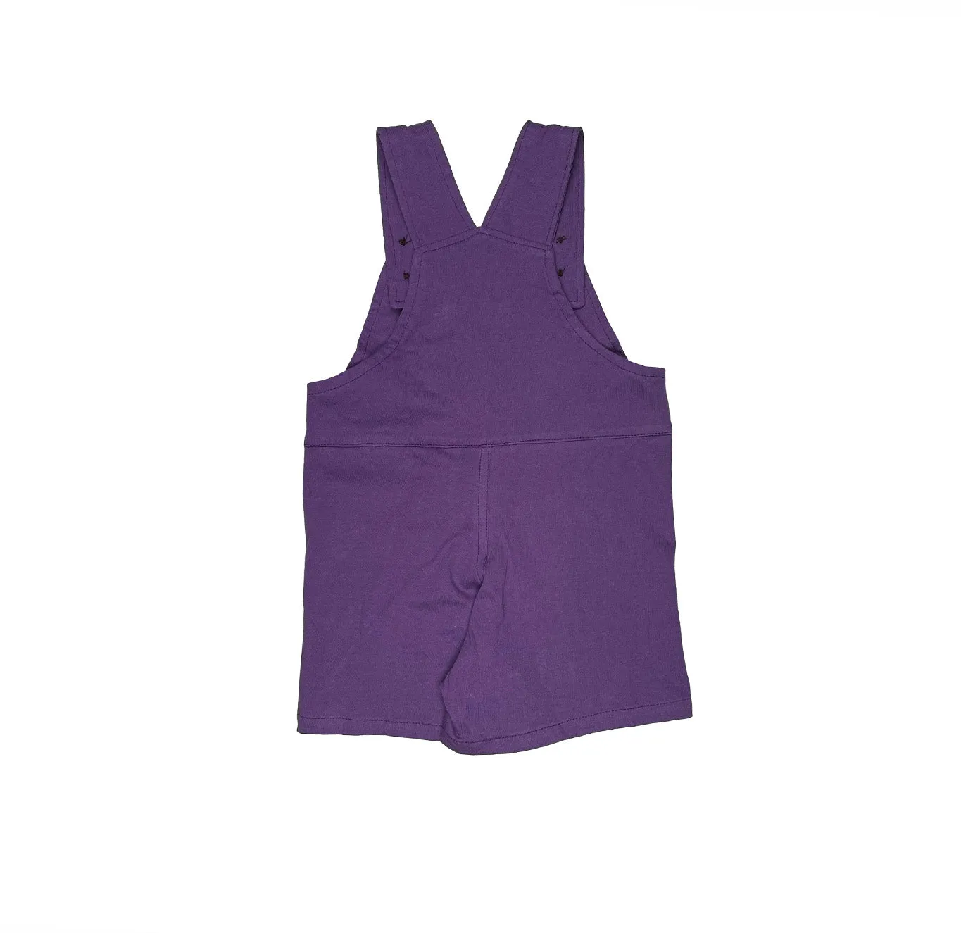 Plain Purple Short Overall for Boys