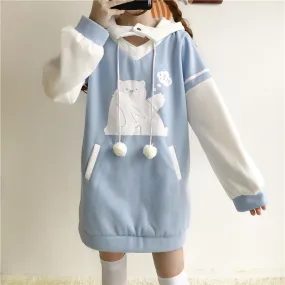 Polar Bear Long Sweater Dress SD00321