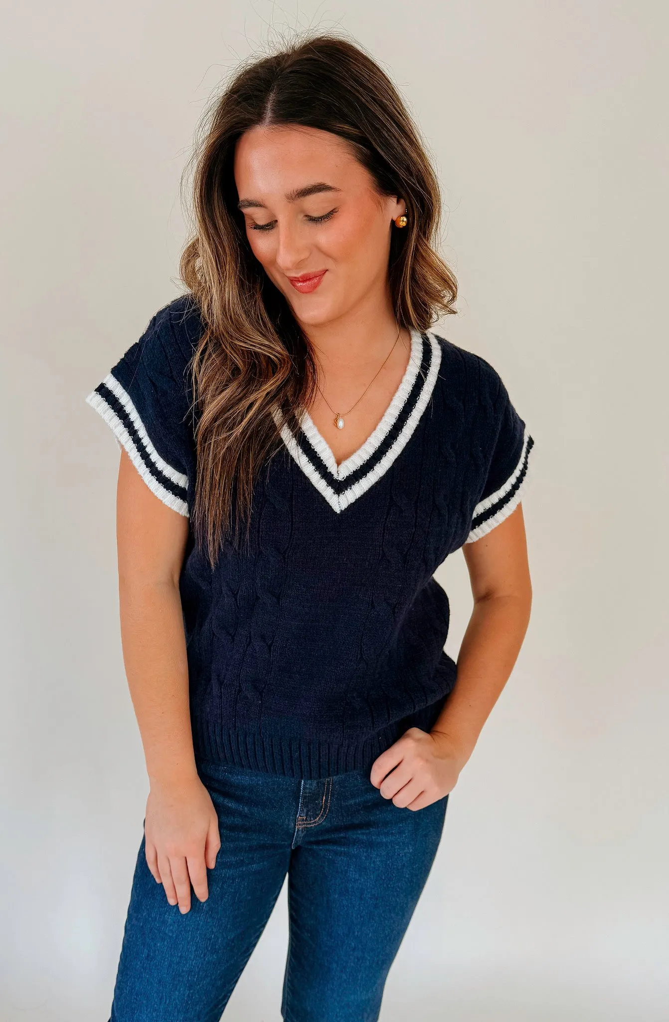 POLLY VARSITY VEST