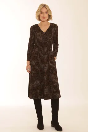 Pomodoro Clothing Spot Jersey Wrap Dress 52363