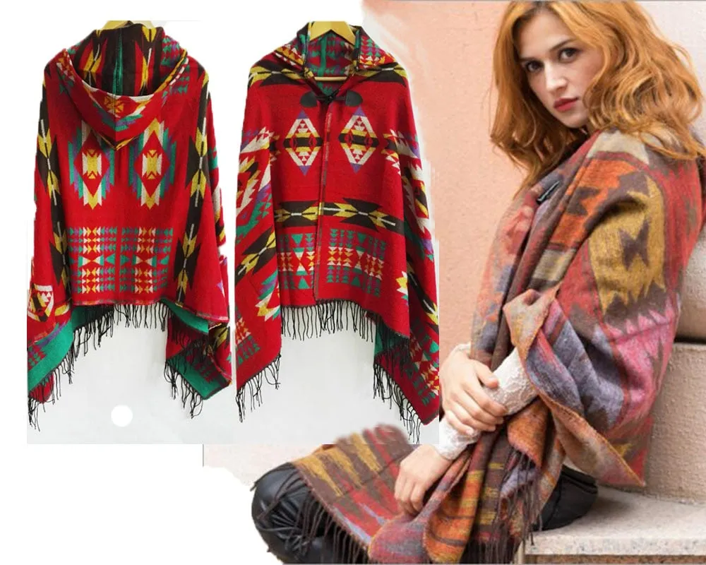 Psytrance Hooded Poncho