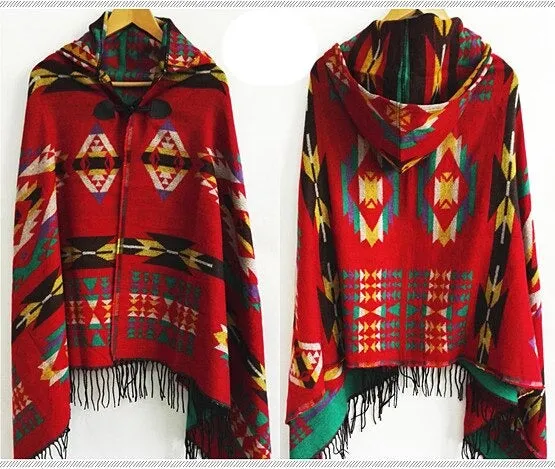 Psytrance Hooded Poncho