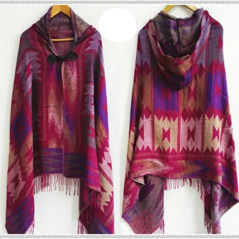 Psytrance Hooded Poncho