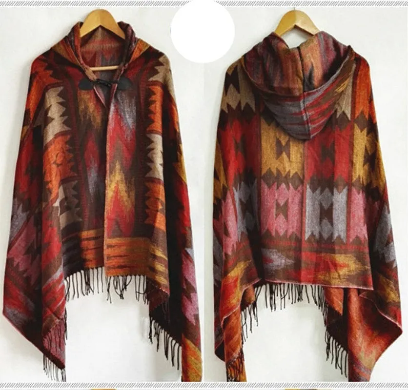 Psytrance Hooded Poncho