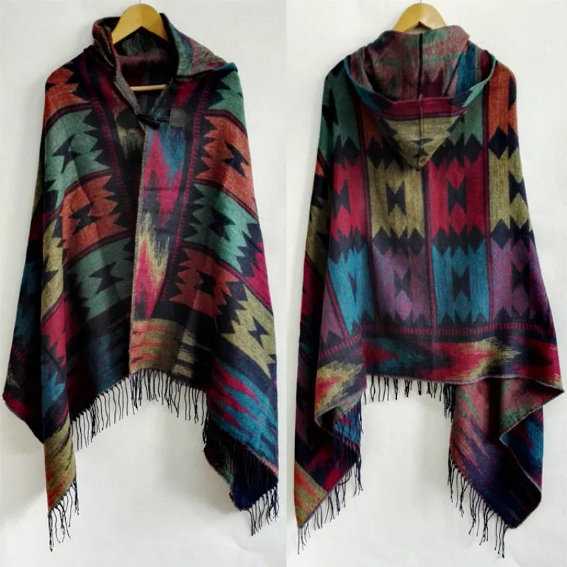 Psytrance Hooded Poncho