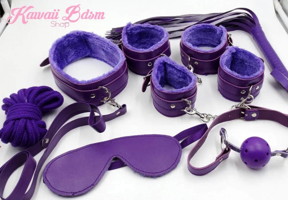 Purple Princess Bondage 7Pcs Set