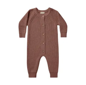 QUINCY MAE - Chunky Knit Jumpsuit | Pecan