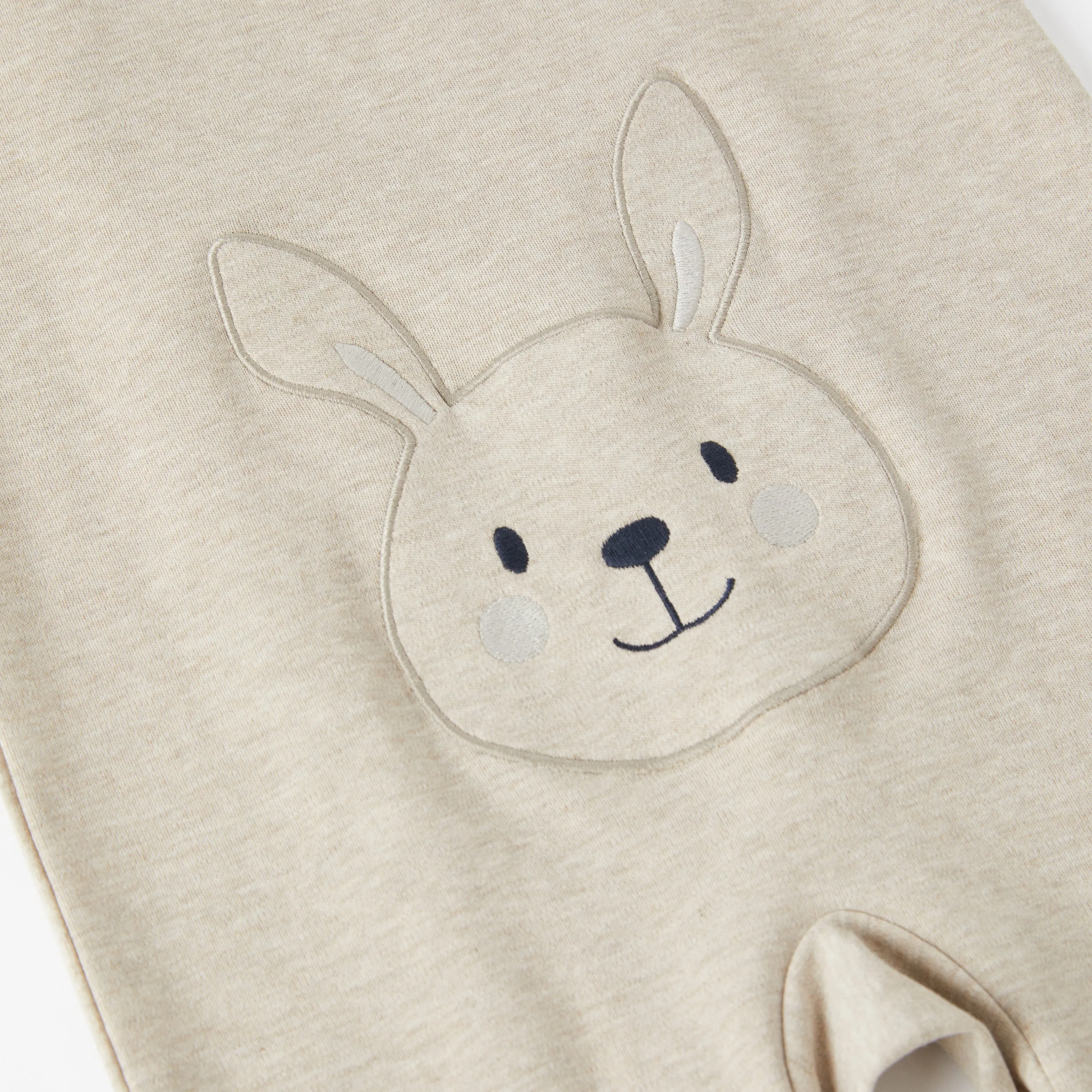 Rabbit Applique Baby Romper