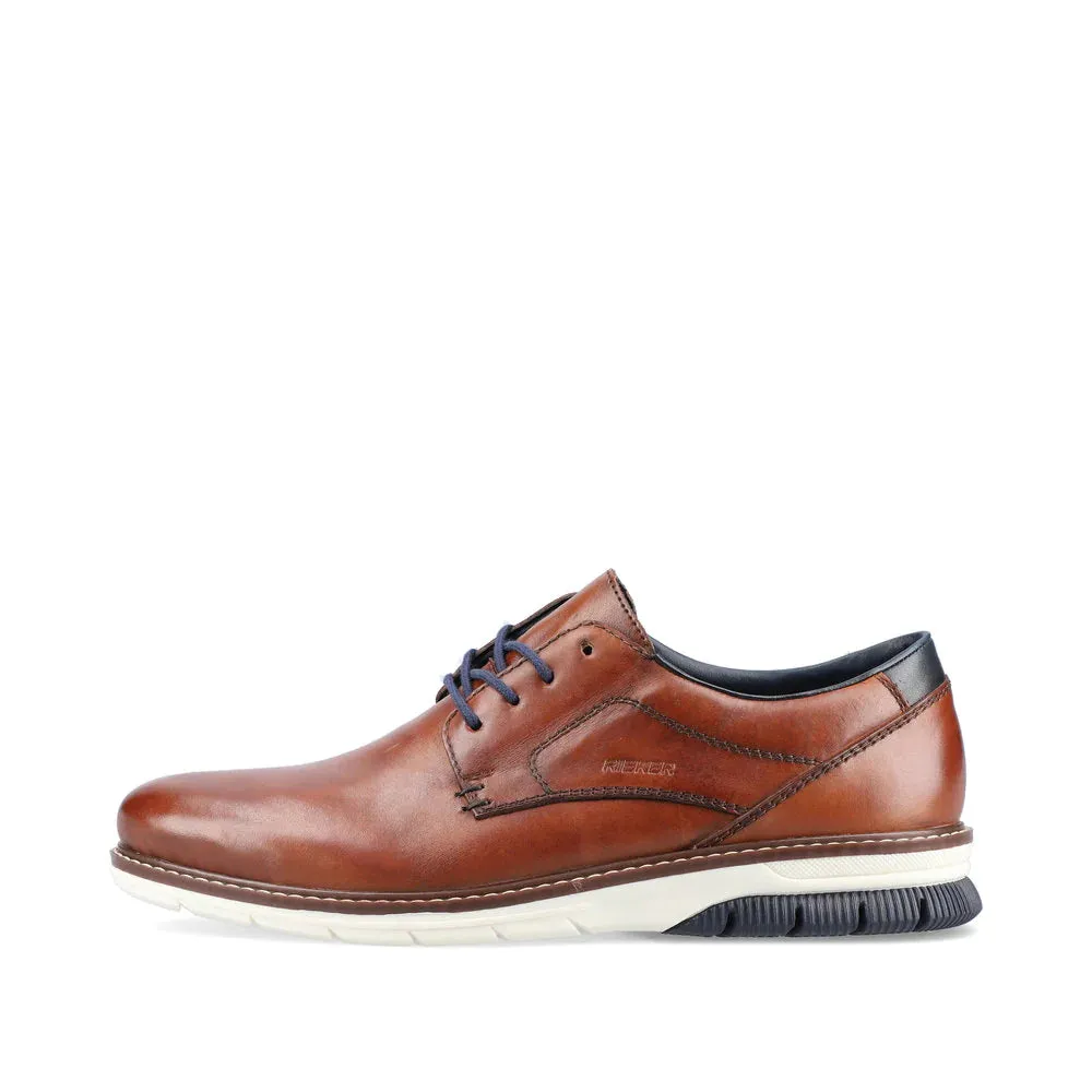 RIEKER MEN'S 14402-24 OXFORD - PEANUT BROWN