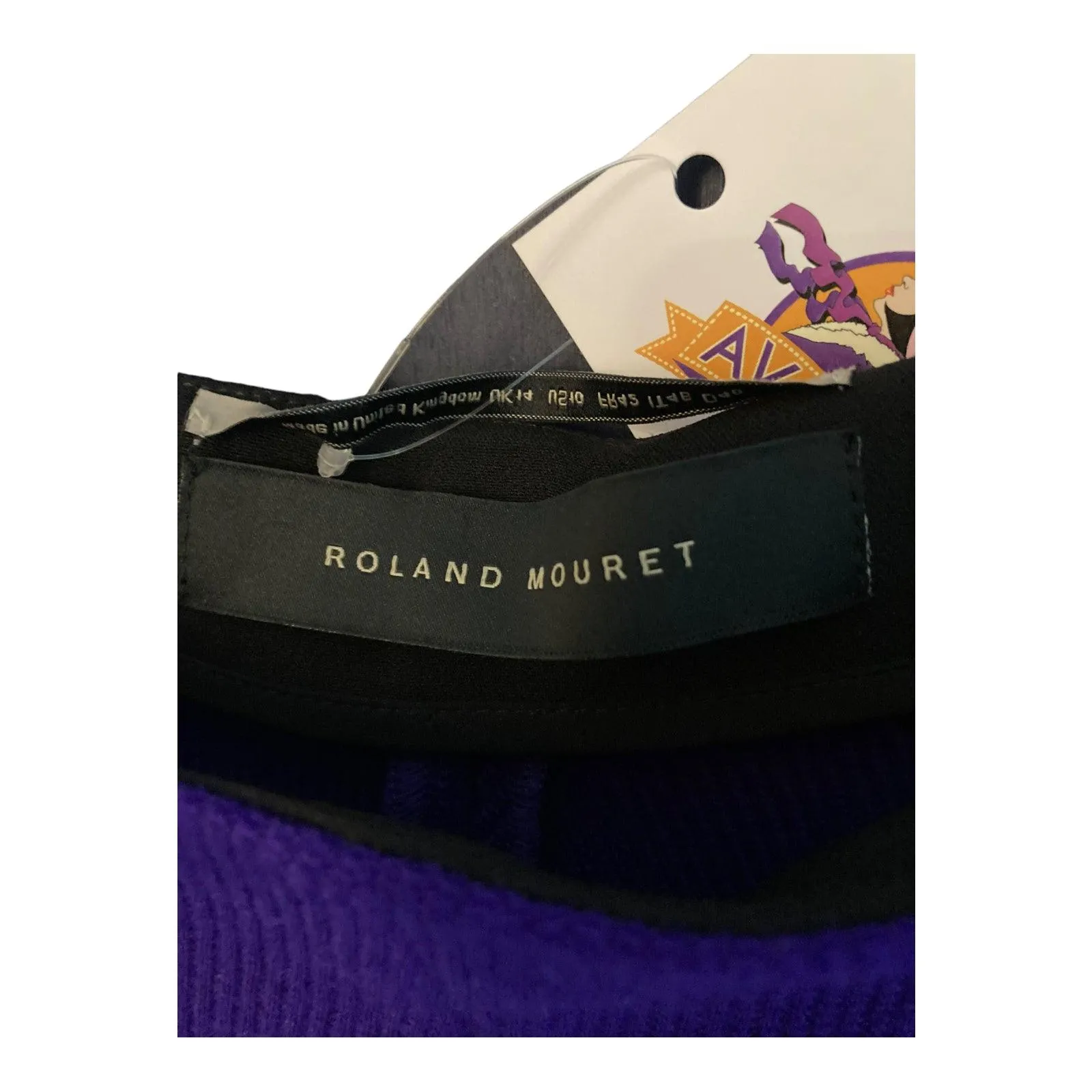 Roland Mouret Purple Trousers UK Size 14