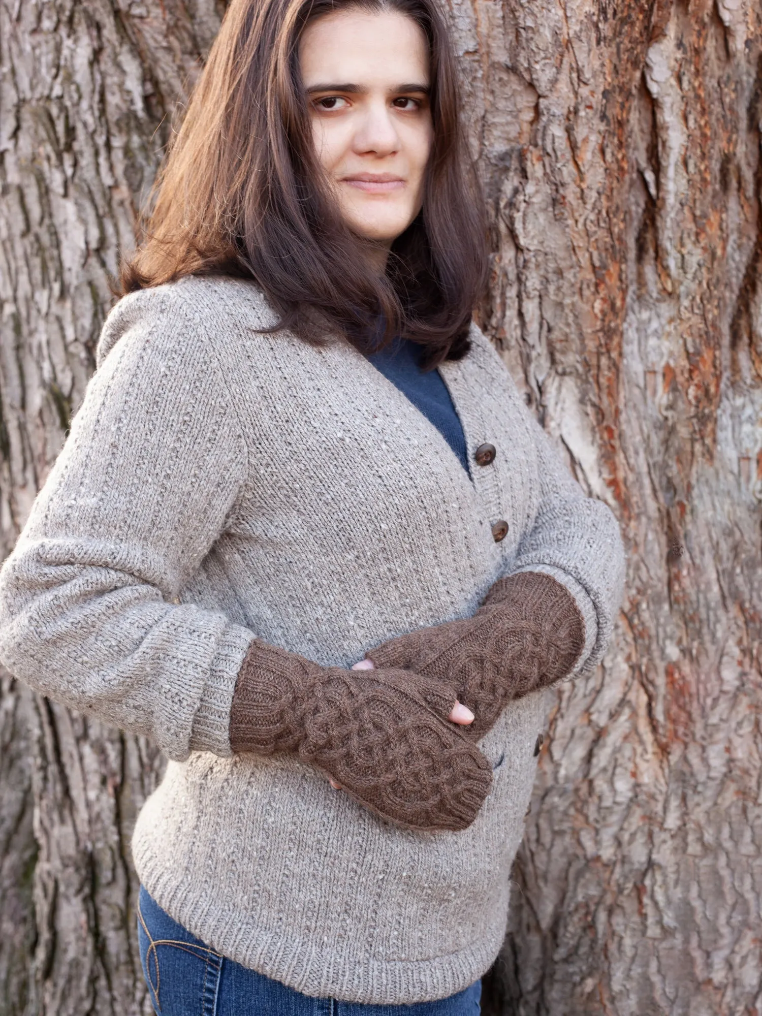 Rust Belt River Mitts <br/><small>knitting pattern</small>