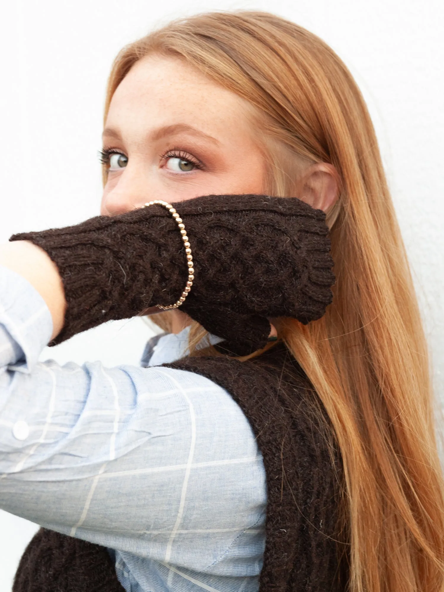 Rust Belt River Mitts <br/><small>knitting pattern</small>