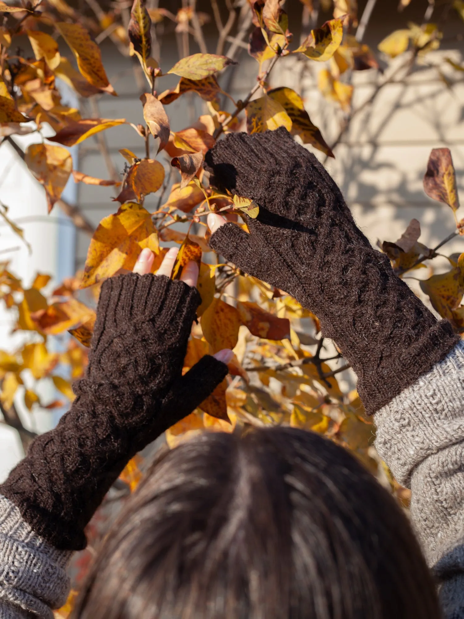 Rust Belt River Mitts <br/><small>knitting pattern</small>