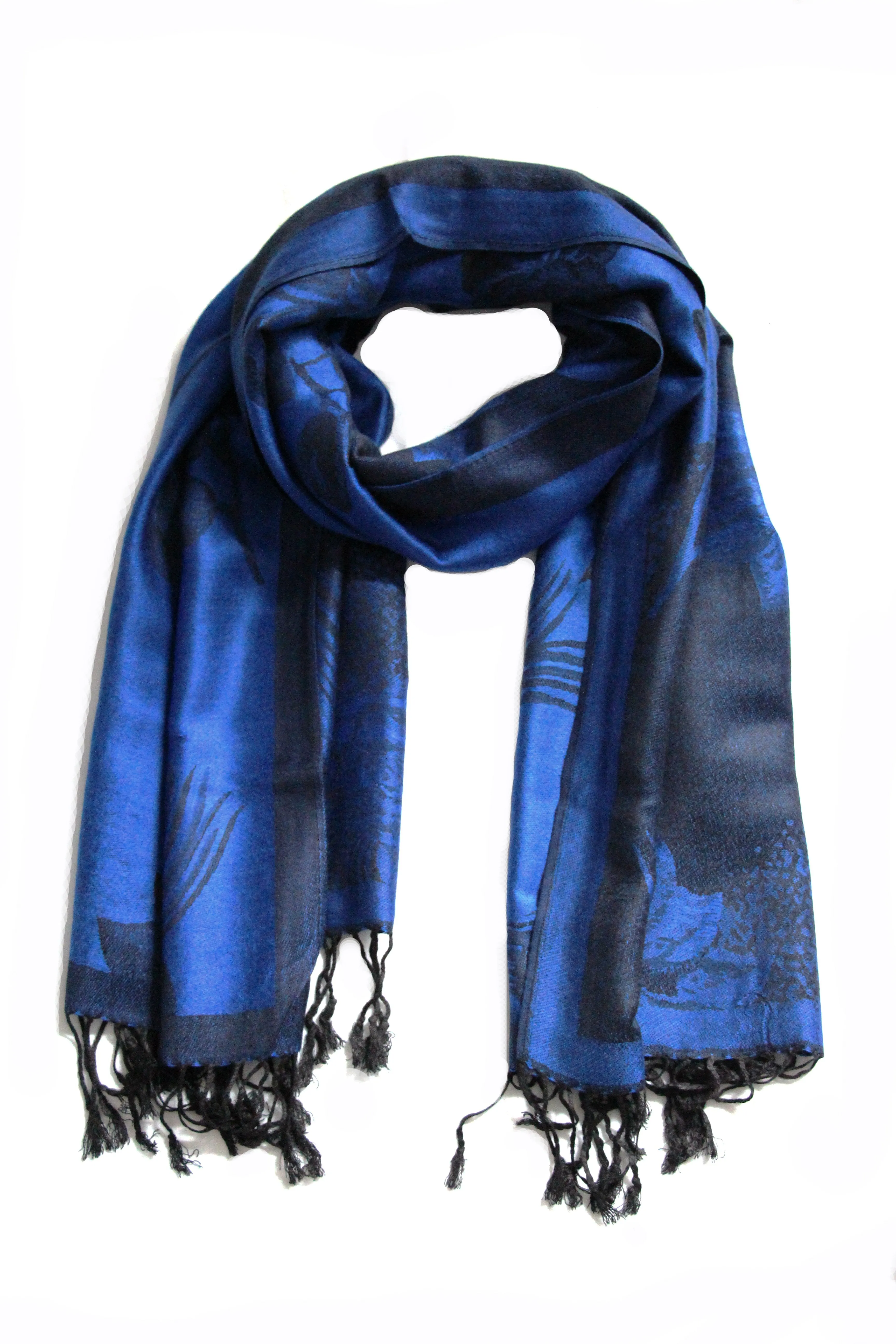 Sakkas Two Tone Rose Pashmina Scarf / Stole / Wrap