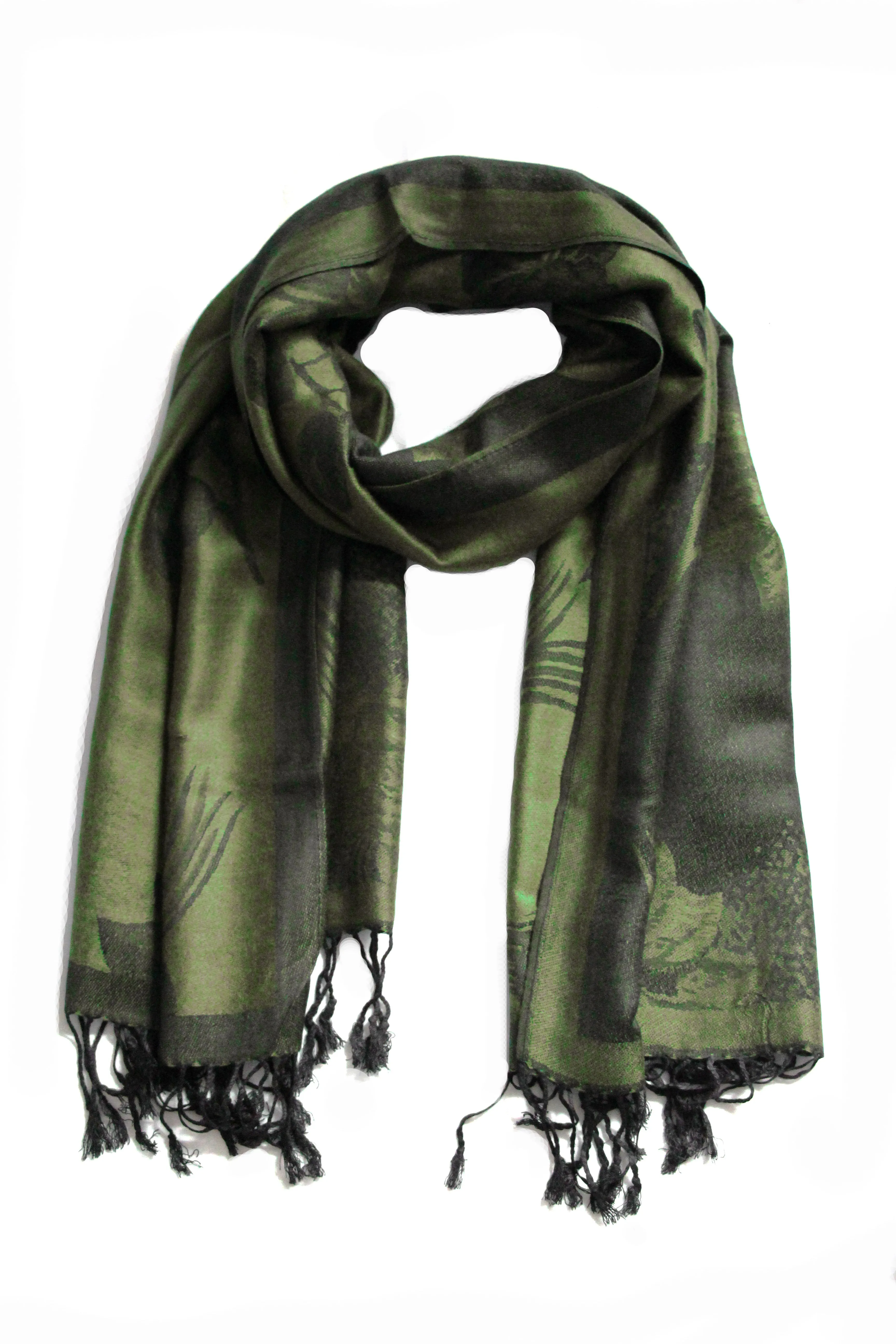 Sakkas Two Tone Rose Pashmina Scarf / Stole / Wrap