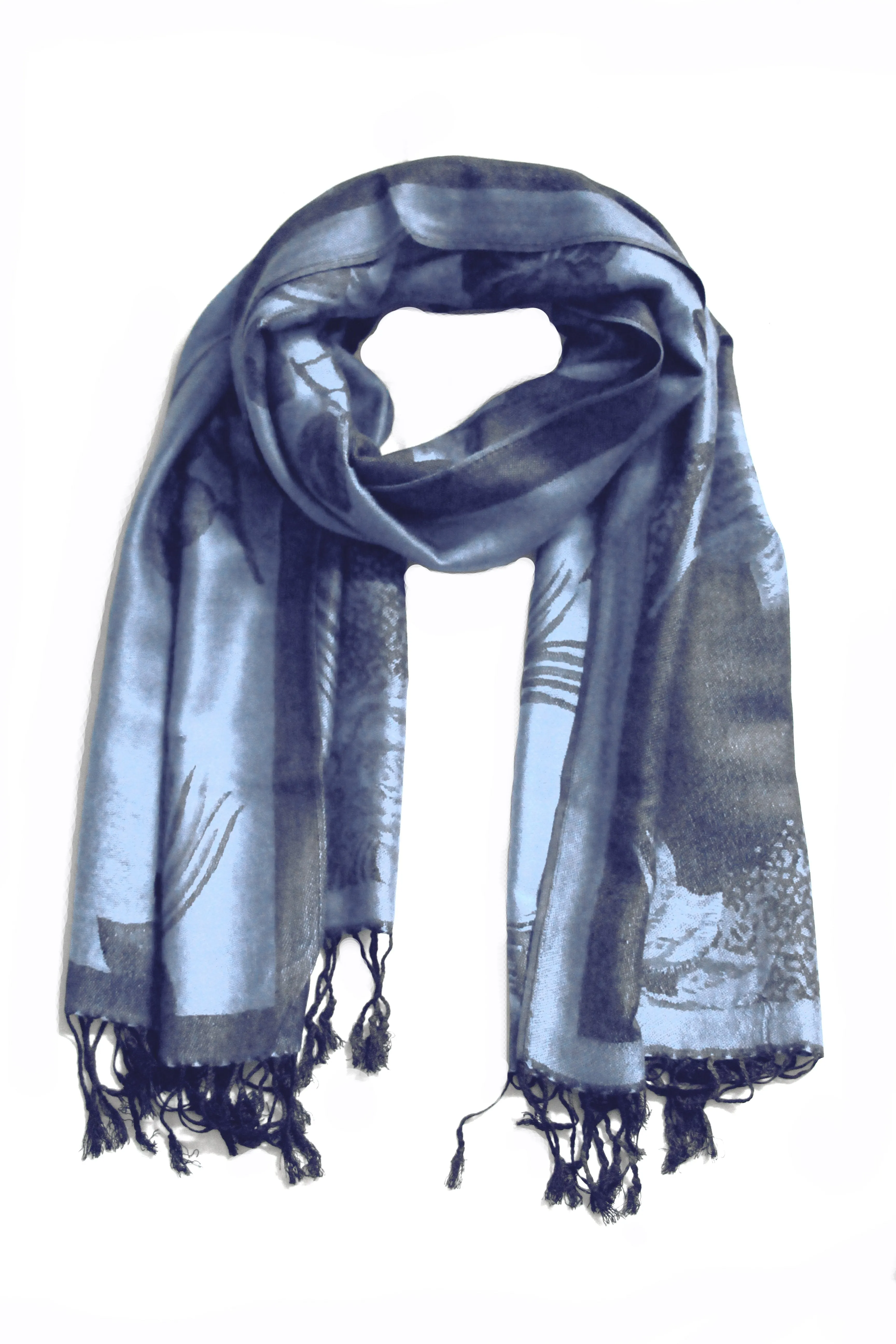 Sakkas Two Tone Rose Pashmina Scarf / Stole / Wrap