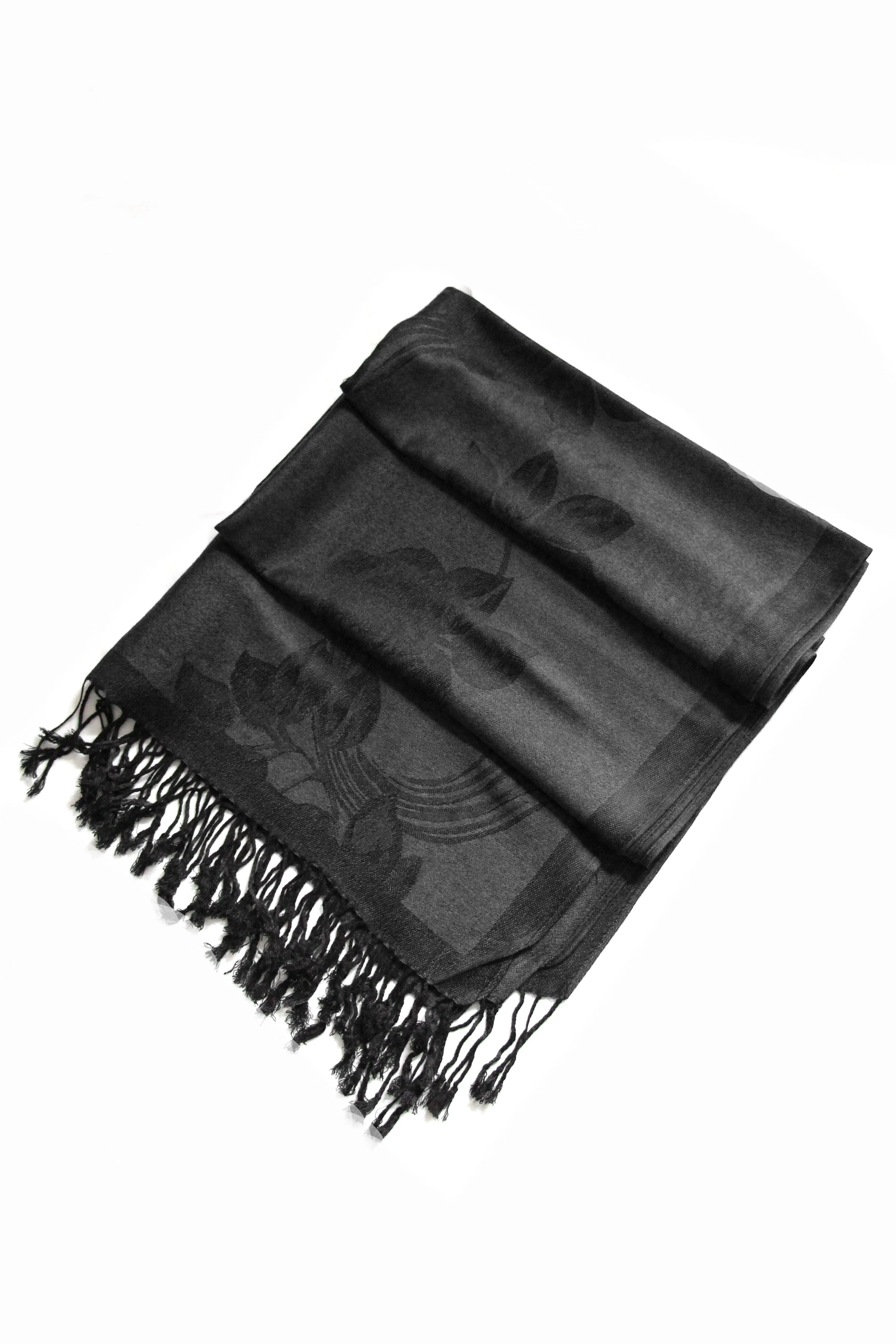 Sakkas Two Tone Rose Pashmina Scarf / Stole / Wrap